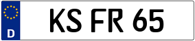 Truck License Plate